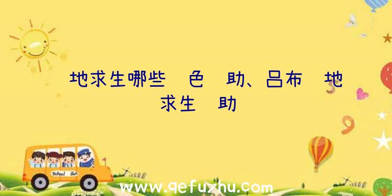 绝地求生哪些绿色辅助、吕布绝地求生辅助