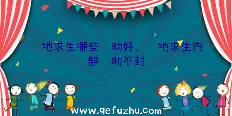 绝地求生哪些辅助好、绝地求生内部辅助不封