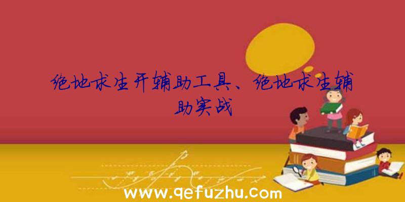 绝地求生开辅助工具、绝地求生辅助实战