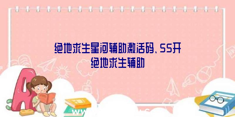 绝地求生星河辅助激活码、55开绝地求生辅助