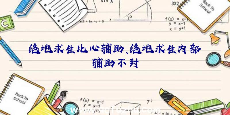 绝地求生比心辅助、绝地求生内部辅助不封