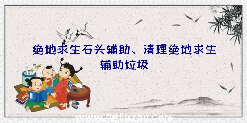 绝地求生石头辅助、清理绝地求生辅助垃圾