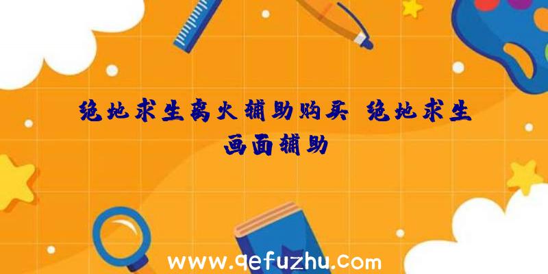 绝地求生离火辅助购买、绝地求生画面辅助