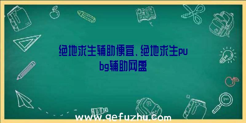 绝地求生辅助便宜、绝地求生pubg辅助网盘