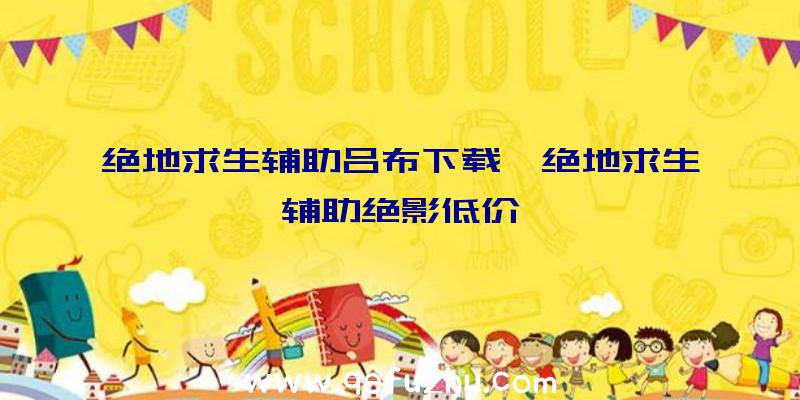 绝地求生辅助吕布下载、绝地求生辅助绝影低价