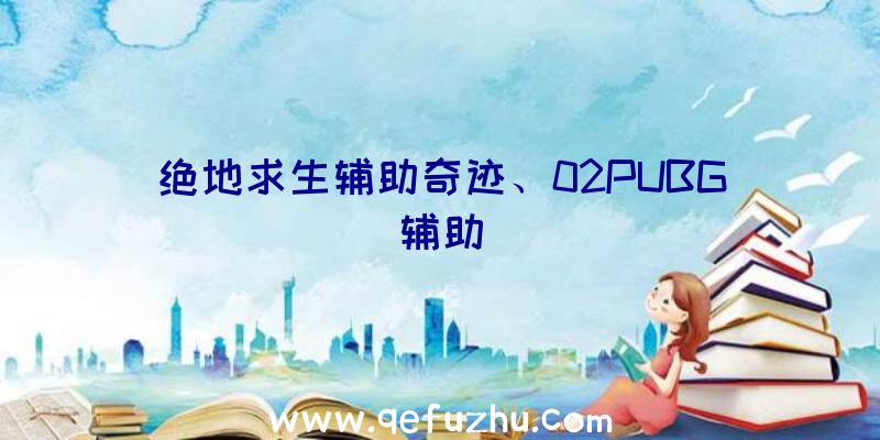 绝地求生辅助奇迹、02PUBG辅助