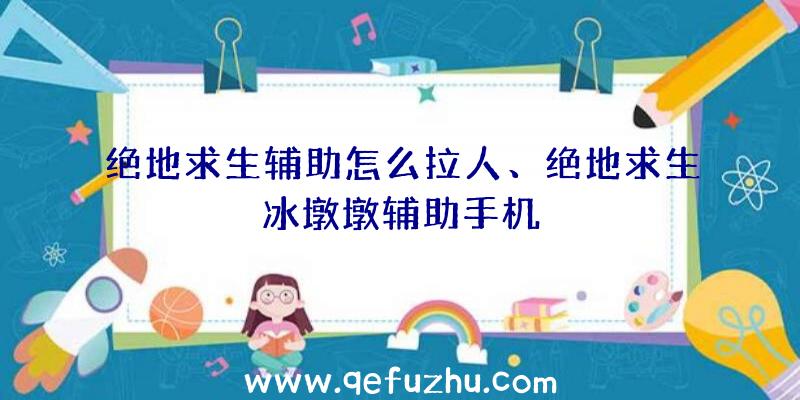 绝地求生辅助怎么拉人、绝地求生冰墩墩辅助手机