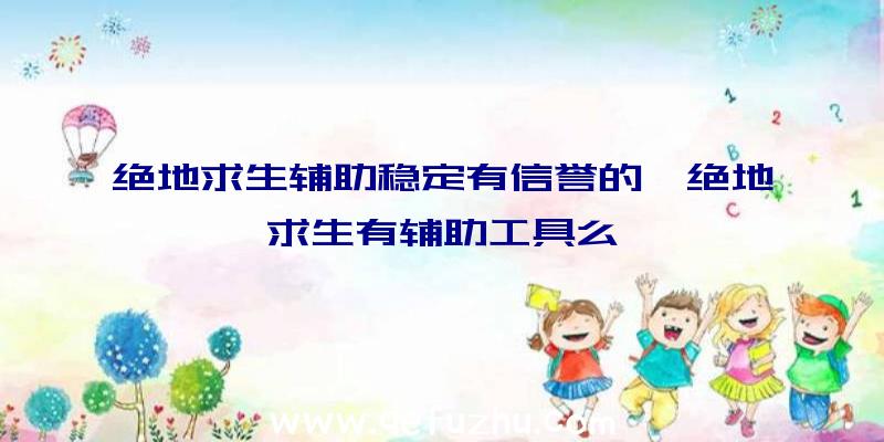 绝地求生辅助稳定有信誉的、绝地求生有辅助工具么