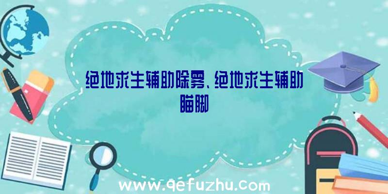 绝地求生辅助除雾、绝地求生辅助瞄脚