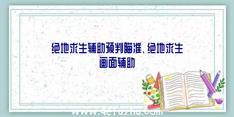 绝地求生辅助预判瞄准、绝地求生画面辅助