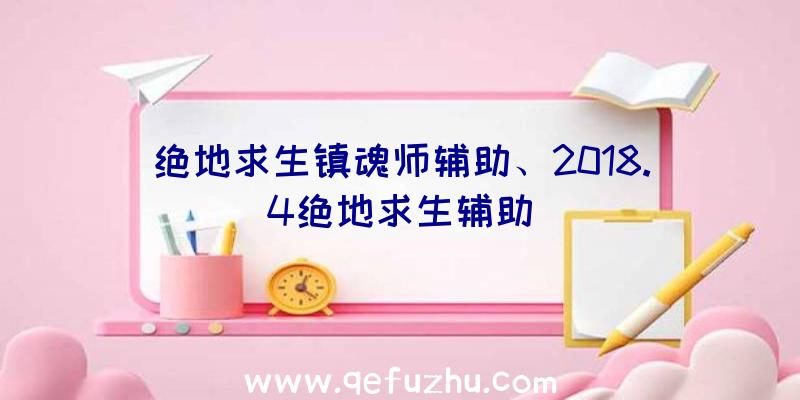 绝地求生镇魂师辅助、2018.4绝地求生辅助