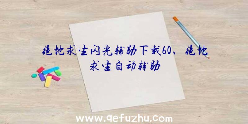 绝地求生闪光辅助下载60、绝地求生自动辅助