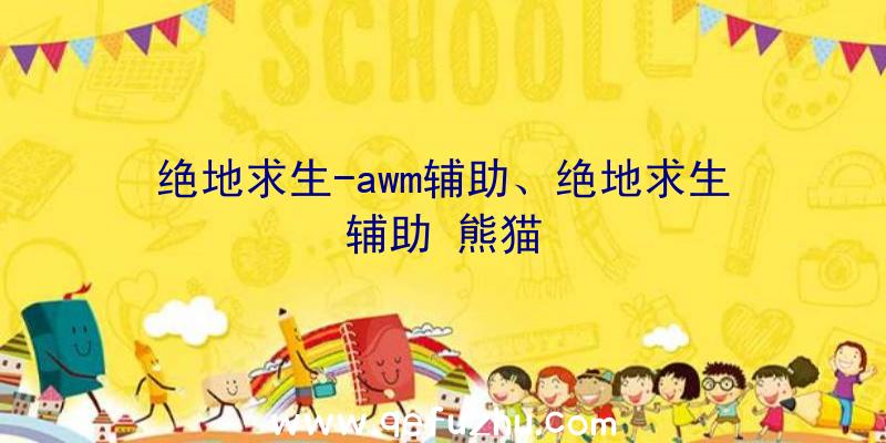 绝地求生-awm辅助、绝地求生辅助