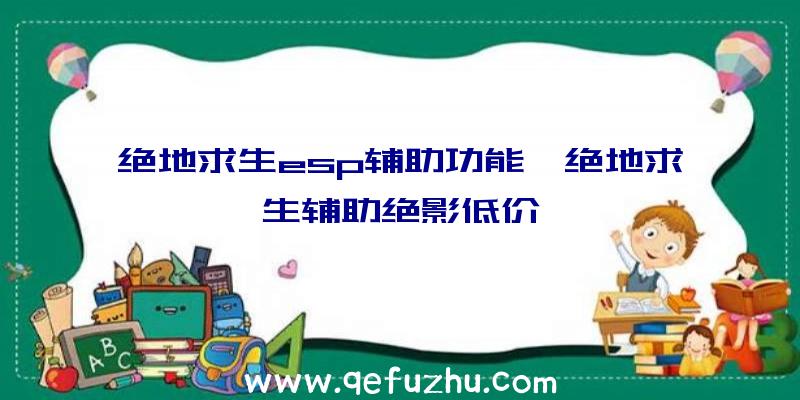 绝地求生esp辅助功能、绝地求生辅助绝影低价