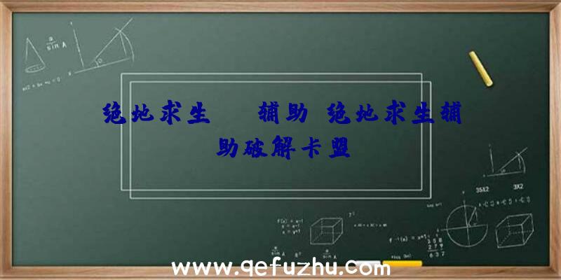 绝地求生run辅助、绝地求生辅助破解卡盟