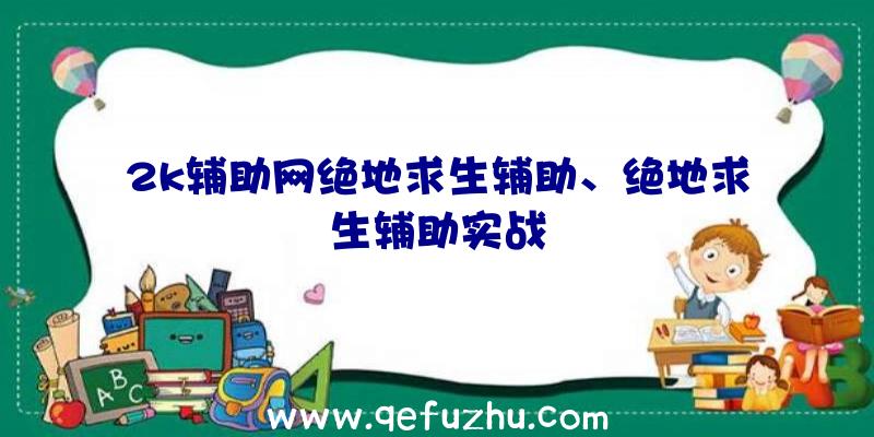 2k辅助网绝地求生辅助、绝地求生辅助实战