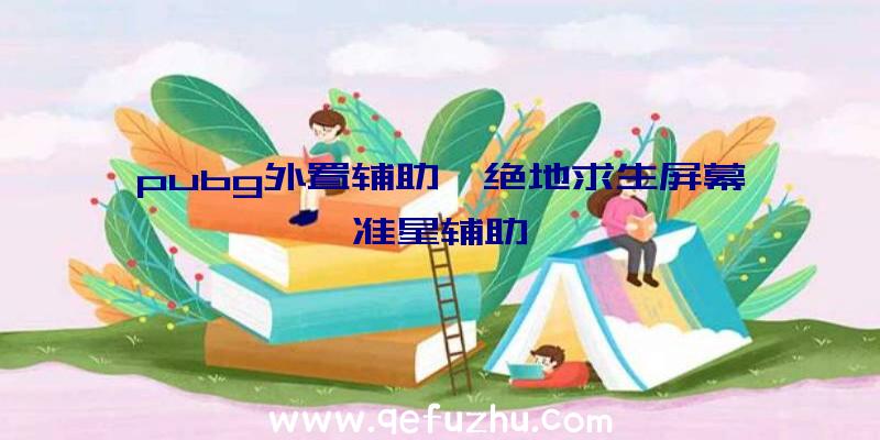 pubg外置辅助、绝地求生屏幕准星辅助