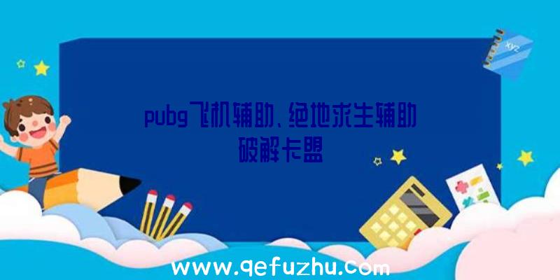 pubg飞机辅助、绝地求生辅助破解卡盟