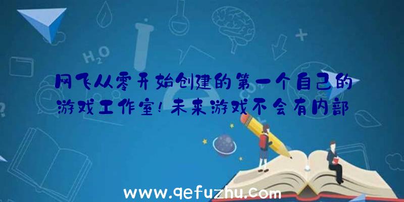 网飞从零开始创建的第一个自己的游戏工作室!未来游戏不会有内部